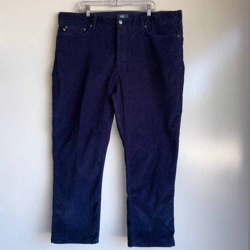 SPOKE Cord Fives Corduroy Pants Size 42 Blue Build C